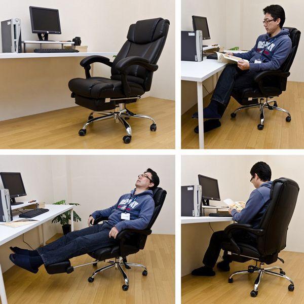合成皮革オフィスチェア ロッキング機構搭載 椅子 高さ調整肘掛け付 パソコンチェア PUキャスター付｜zak-kagu｜03