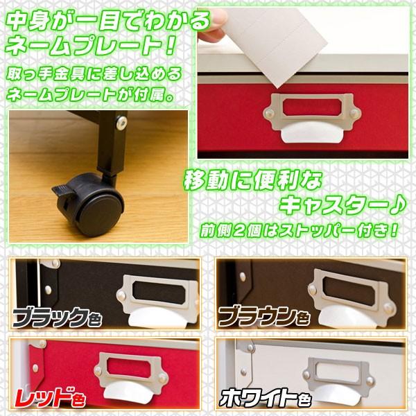 収納チェスト 引出収納 5段 サイズ対応 ファイルラック ファイルボックス 書類棚 Cd Dvd収納 キャスター付 Sn6005 Ink1045 40 Zak Kagu 通販 Yahoo ショッピング