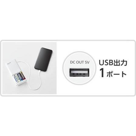 パナソニック　Panasonic USB入出力急速充電器 BQ-CC87L　モバイルバッテリー　LEDライト　防災｜zaka-mmc｜02