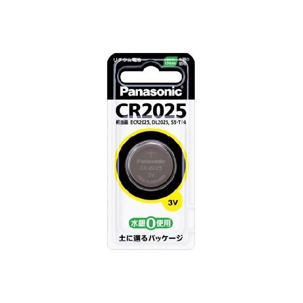 パナソニック　コイン型リチウム電池　ＣＲ2025　　【メール便発送・代引き不可】｜zaka-mmc
