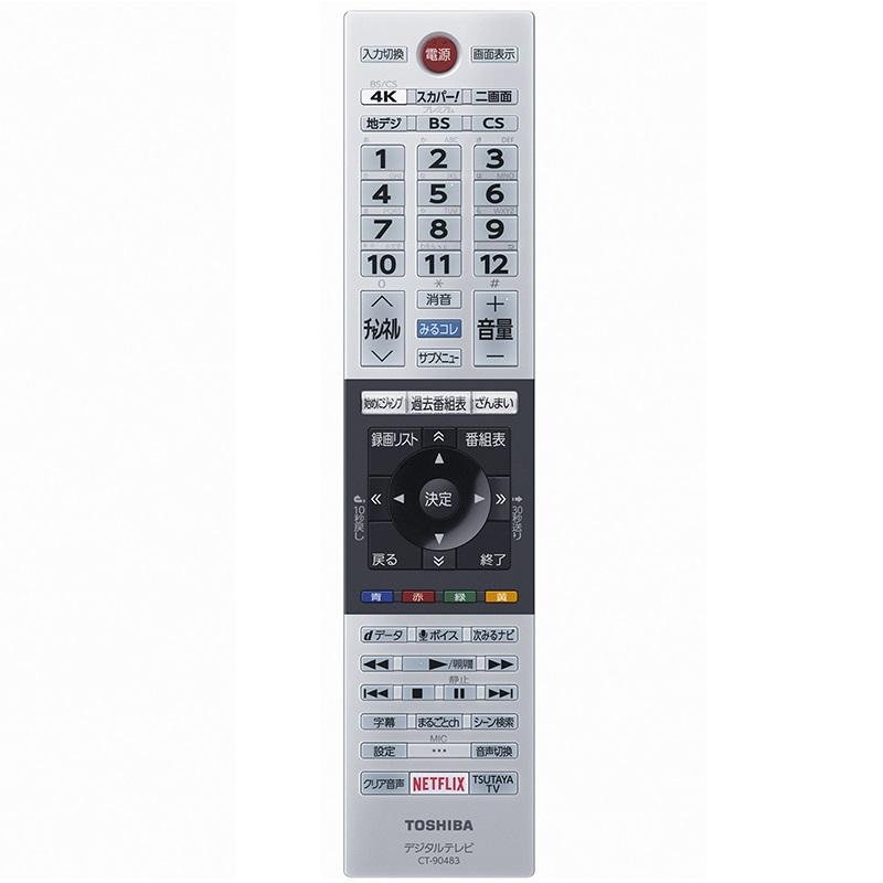 TOSHIBA（東芝） テレビ レグザ付属品リモコン CT-90483 49Z720X