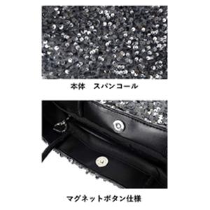 adia パーティバッグ キラキラ ポーチ ショルダー スパンコール