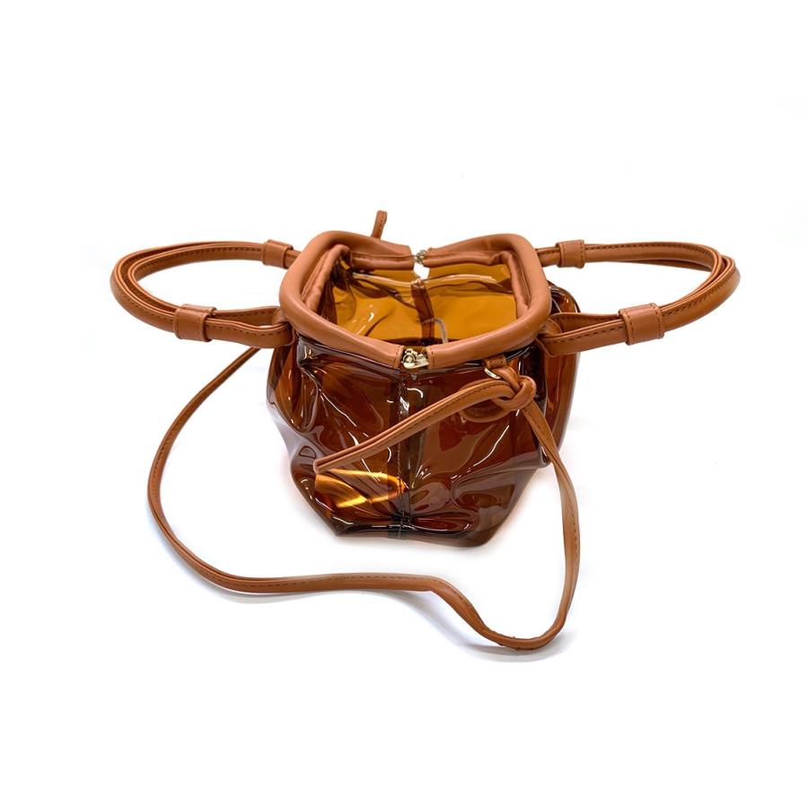 adia クリアバッグ ショルダー おしゃれ 人気 透明 カバン ビニール