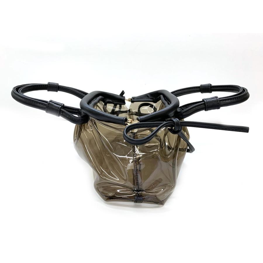 adia クリアバッグ ショルダー おしゃれ 人気 透明 カバン ビニール