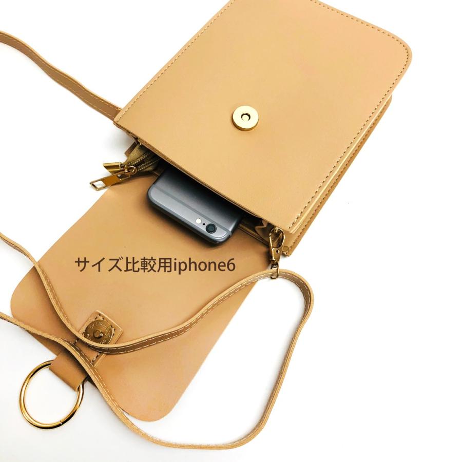 adia ショルダーバッグ ミニ 斜め掛け ポーチ ポシェット スマホ