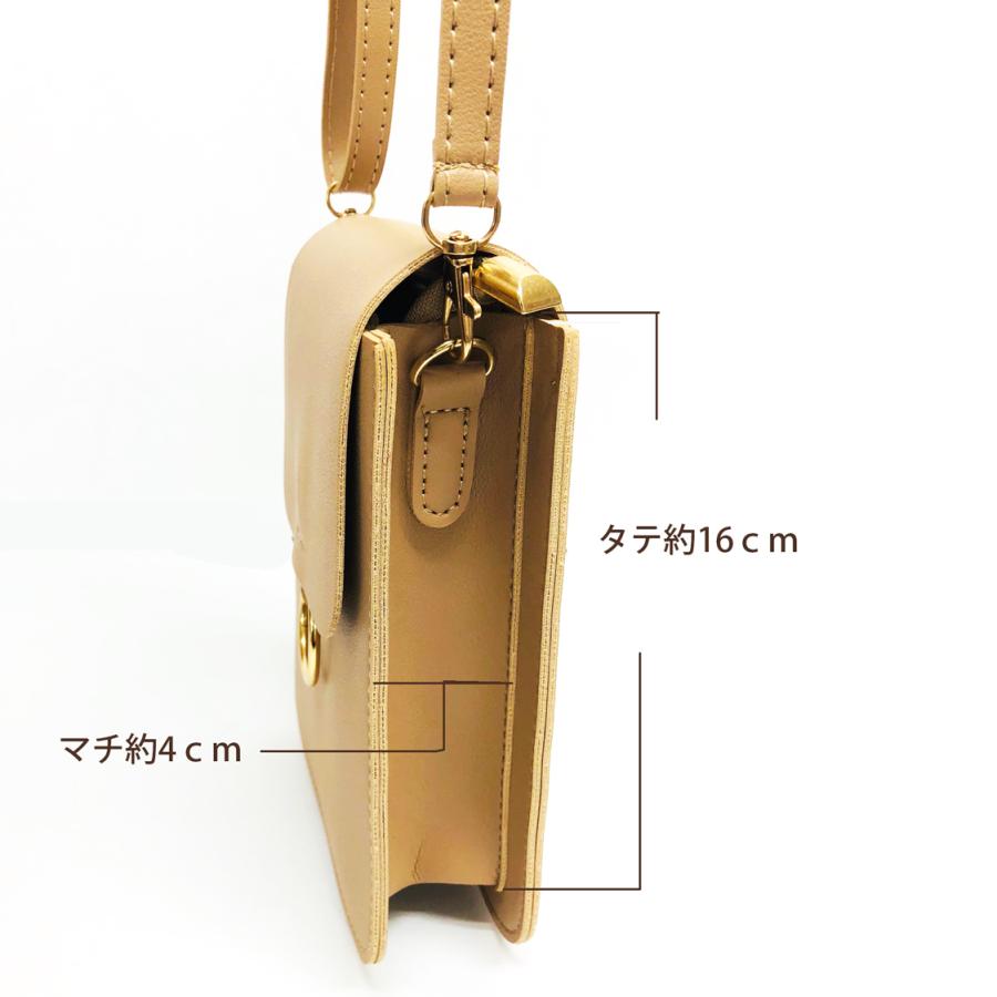 adia ショルダーバッグ ミニ 斜め掛け ポーチ ポシェット スマホ