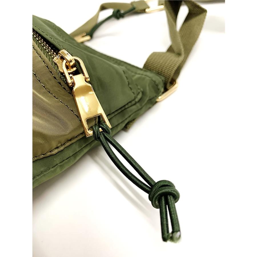 adia ナイロンショルダーポーチ レディース スマホポーチ ミニバッグ