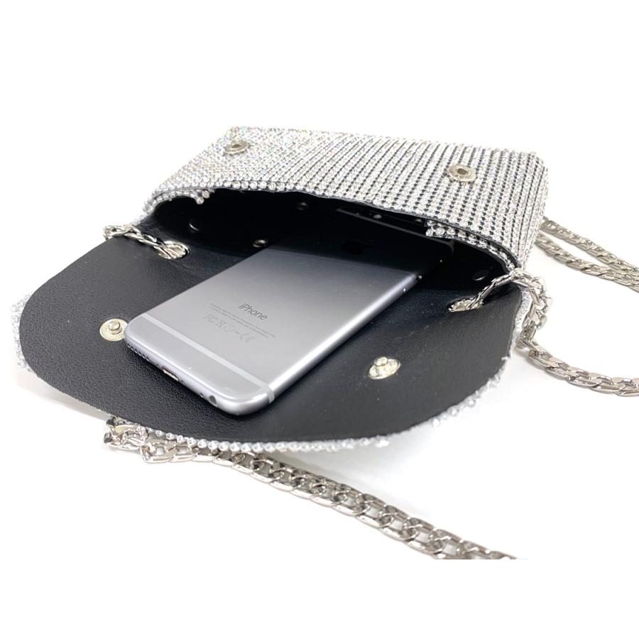 adia パーティバッグ ベルト付 ウエストポーチ レディース キラキラ