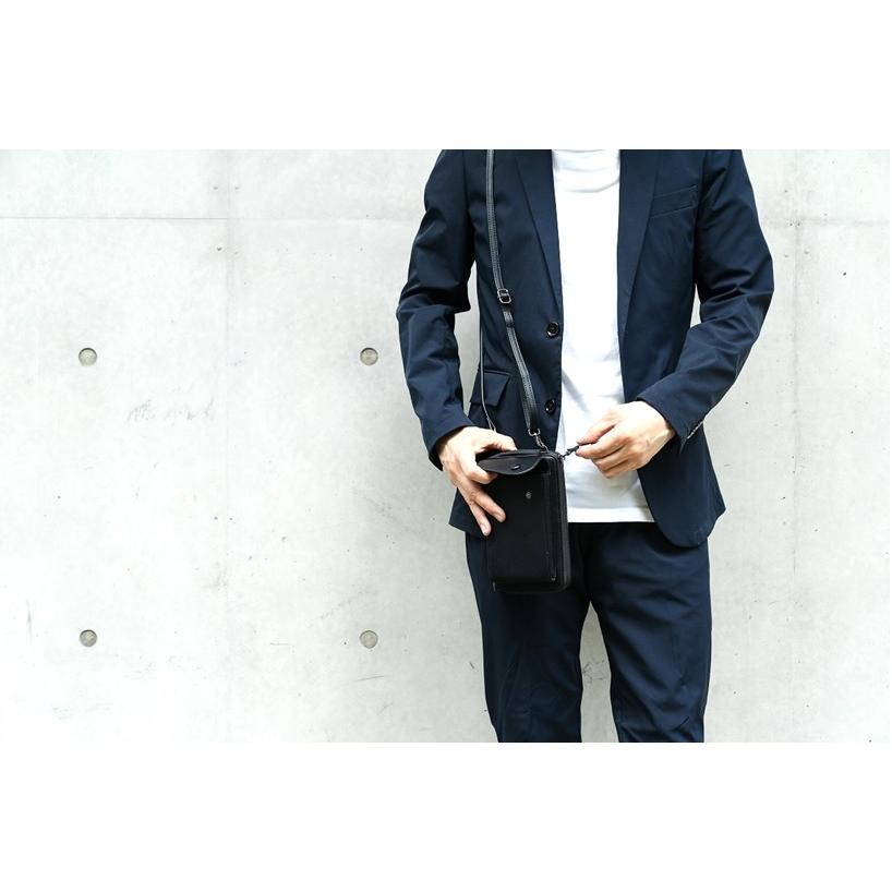 adia スマホポーチ スマホショルダー メンズ ウォレット