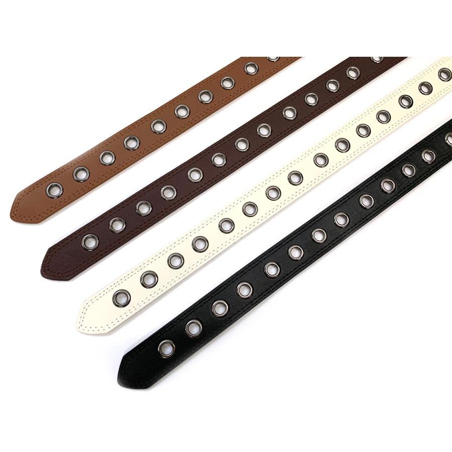 adia ベルト おしゃれ ゴルフ ハトメ 穴 フリーサイズ メンズ