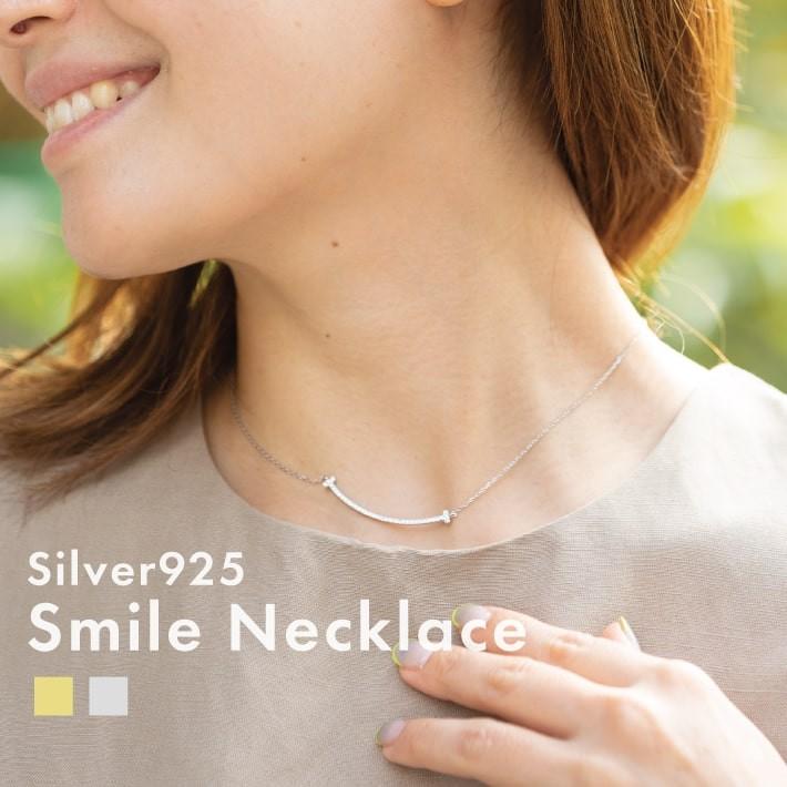 Zakka Box Original スマイルネックレス スマイル レディース アクセサリー ネックレス ニコちゃん ゴールド シルバー Zakka Box 通販 Yahoo ショッピング