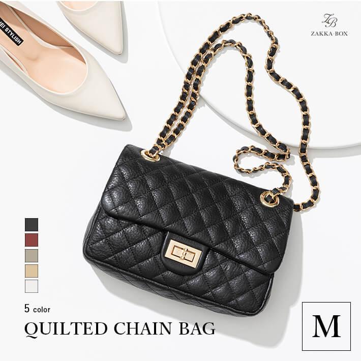 キルティング チェーンバッグ M レディース 斜めがけ バッグ 本革 ショルダーバッグ ハンドバッグ フォーマル 入学式 結婚式 卒業式 冠婚葬祭 パーティ Zakka Box 通販 Yahoo ショッピング
