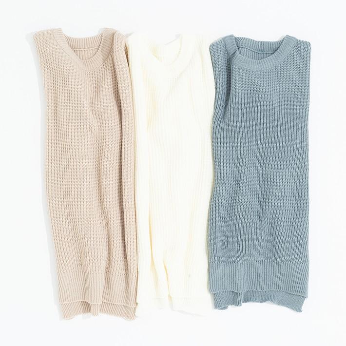 クルーネックボリュームニット レディース 春 Ss ニット アイボリー ベージュ ダスティーブルー クルーネック 丸首 ニット 春ニット スプリング ニット Zakka Box 通販 Yahoo ショッピング