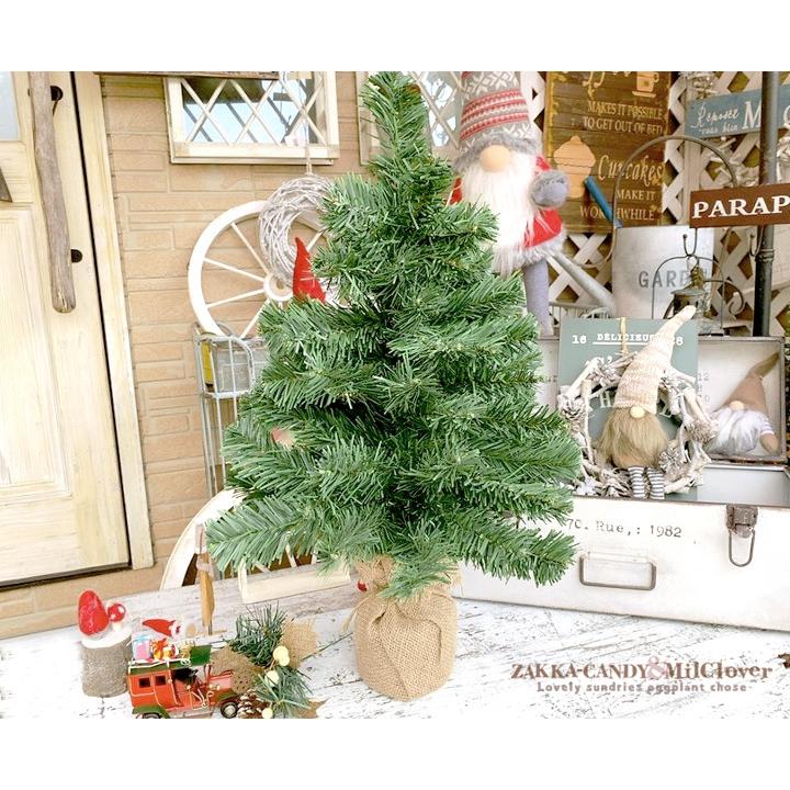 クリスマス ジュート ツリー 60cm / クリスマスツリー おしゃれ 北欧 インテリア 飾り｜zakka-candy｜02