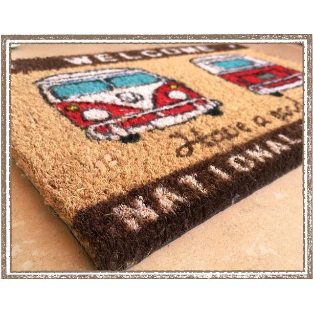 玄関マット ミニサイズ ドアマット アメリカン おしゃれ カフェ インテリア 屋外 エントランス 雑貨 Mini コイヤーマット ハンバーガー Ak Mcr 0 雑貨zakka Candy 通販 Yahoo ショッピング