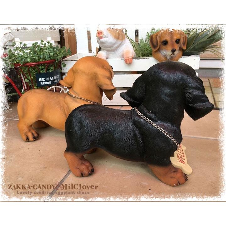 可愛いわんこの置物 ダックスフンド ダックスフント 犬 置物 可愛いわんこの置物 ダックスフンド ダックスフント 犬 置物