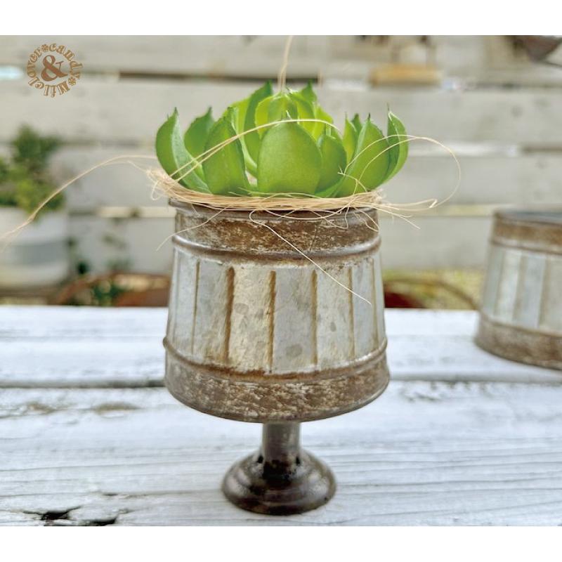 アンティーク調 ルアン ゴブレット / 小物入れ フラワーポット