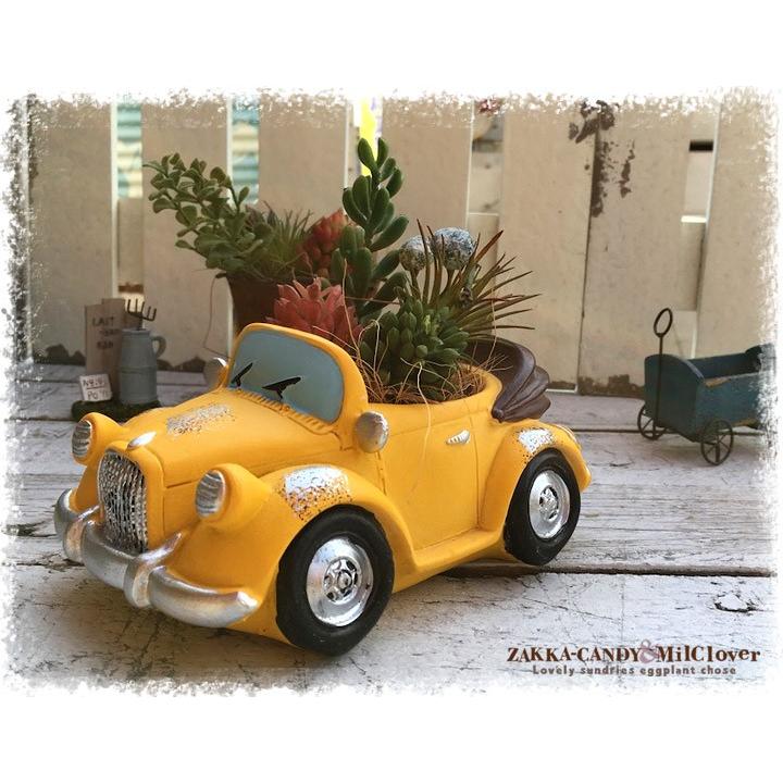 プランター ガーデン雑貨 ガーデニング おしゃれ かわいい レトロ カフェ風 乗り物 フラワーポット レトロなオープンカー Oo K R7a3d2 雑貨zakka Candy 通販 Yahoo ショッピング