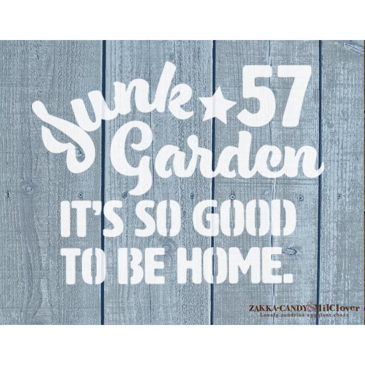 オリジナルステンシルシート Junk Garden 57 / メール便OK DIY 