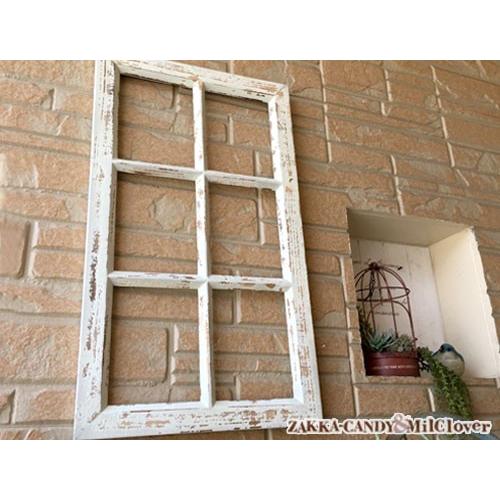 インテリア ナチュラルアンティーク 窓枠 おしゃれ Diy プチモンド ウィンドフレーム レクタングル Po 雑貨zakka Candy 通販 Yahoo ショッピング