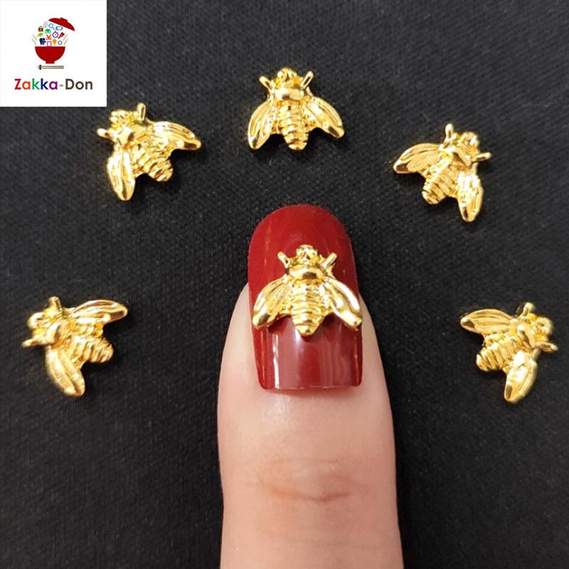 メタル 蜂 ネイルパーツ 2個入 ゴールド ネイルパーツ メタルパーツ デコパーツ ジェルネイル ネイル用品 ハンドメイド 昆虫 Nail 064 Zakka Don 通販 Yahoo ショッピング