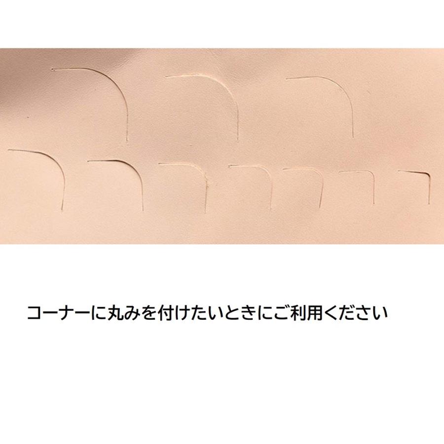 レザークラフト 型抜き エンドポンチ コーナーカット パンチ 10 レザークラフト 型抜き エンドポンチ コーナーカット パンチ 10