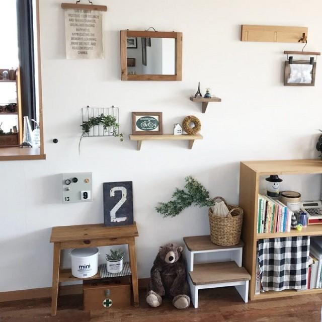 ウォールシェルフ ウォールラック 飾り棚 壁付け 壁掛け ラック