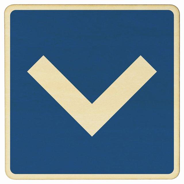 道路標識 安全地帯 木製プレート 14x14cm 交通安全 案内板 教材