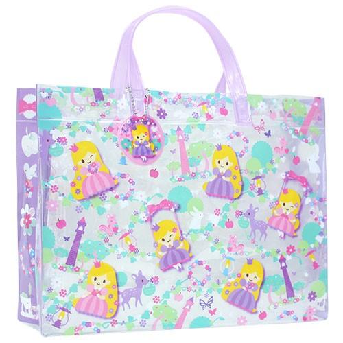 プールバッグ おはなしシリーズ とうのうえのおひめさま ビーチバッグ マチあり キッズ 幼稚園 保育園 小学校 透明 ビーチ サマー スイミング 水泳 水着入れ かわいい雑貨屋さん Fleur フルル 通販 Yahoo ショッピング