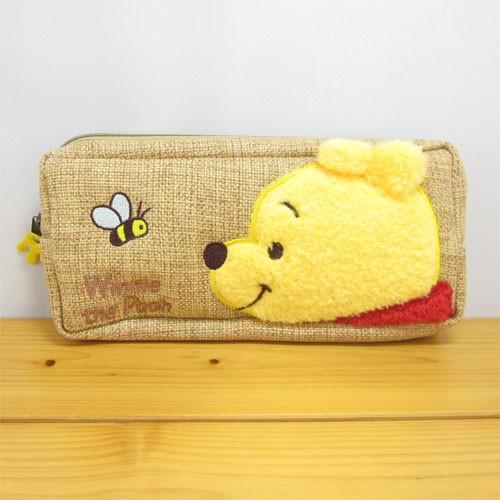 ディズニー Winnie The Pooh くまのプーさん プー耳付きペンケース ペンポーチ 筆箱 文房具 文具 かわいい グッズ 女子おしゃれ D かわいい雑貨屋さん Fleur フルル 通販 Yahoo ショッピング