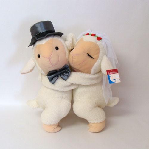 ウェディング ぬいぐるみ ラブシリーズ ウェディング ラブひつじ ぬいぐるみllサイズ ヒツジ ぬいぐるみ ウェルカムドール 結婚祝い 完成品 El03 かわいい雑貨屋さん Fleur フルル 通販 Yahoo ショッピング