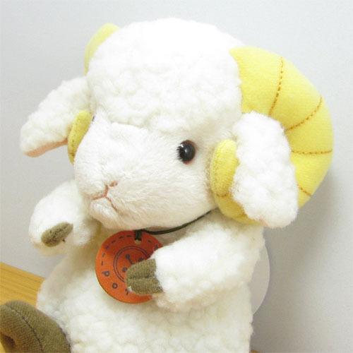 サンアロー オリジナルぬいぐるみ Potte ヒツジ ぬいぐるみ 雑貨 ふわふわ 小さい 可愛い おもちゃ ひつじ 羊 K8098 かわいい雑貨屋さん Fleur フルル 通販 Yahoo ショッピング