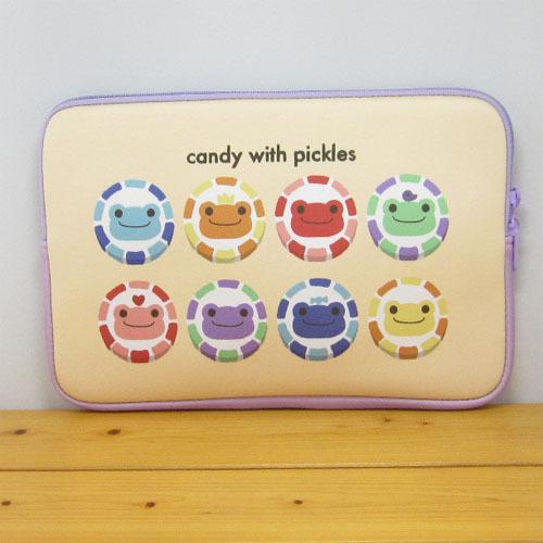 かえるのピクルス 通勤通学に便利な雑貨シリーズ ピクルス にじいろキャンディ タブレットケース カエルのピクルス グッズ 小物入れ かわいい Kp かわいい雑貨屋さん Fleur フルル 通販 Yahoo ショッピング
