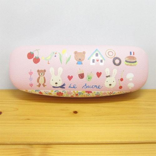 ルシュクル Puメガネケース お気に入り ピンク めがねケース 眼鏡 うさぎのルシュクル Le Sucre グッズ キャラクター レディース おしゃれ Le かわいい雑貨屋さん Fleur フルル 通販 Yahoo ショッピング