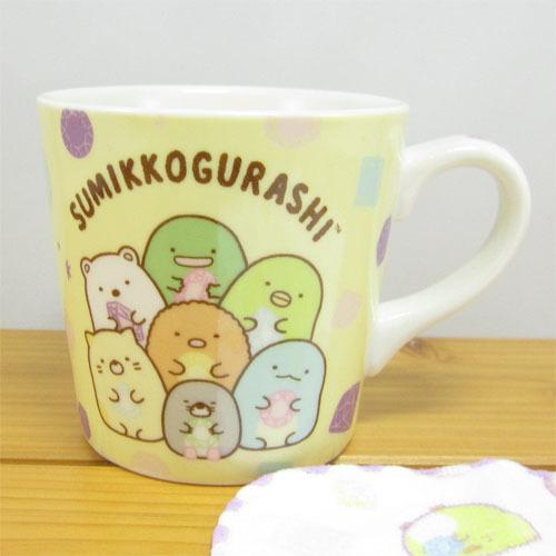 すみっコぐらし マグ＆タオルセット もぐらのおうち コップ カップ