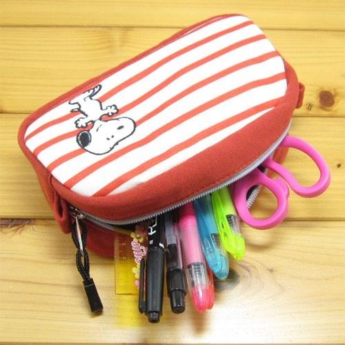 スヌーピーペンケース ピーナッツ スヌーピー ボーダーシリーズ スヌーピーボーダーポーチ レッド Peanuts Snoopy ペンケース ペンポーチ 筆箱 おしゃれ Sn かわいい雑貨屋さん Fleur フルル 通販 Yahoo ショッピング