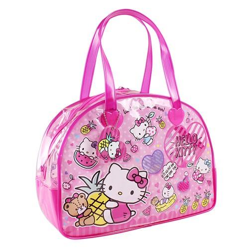 サンリオ ハローキティ ビーチバッグ ボストンタイプ Hellokitty 子供キッズ プールバッグ レディース 透明 ビーチ サマー スイミング 水泳 水着入れ Sr0561 かわいい雑貨屋さん Fleur フルル 通販 Yahoo ショッピング