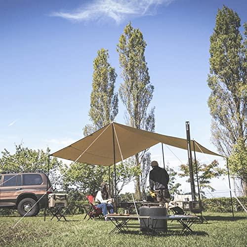 ogawa(オガワ) キャンプ アウトドア レクタタープ フィールドタープレクタTC サンドベージュ 3421-70 サンドベージュ×ダークブラウン