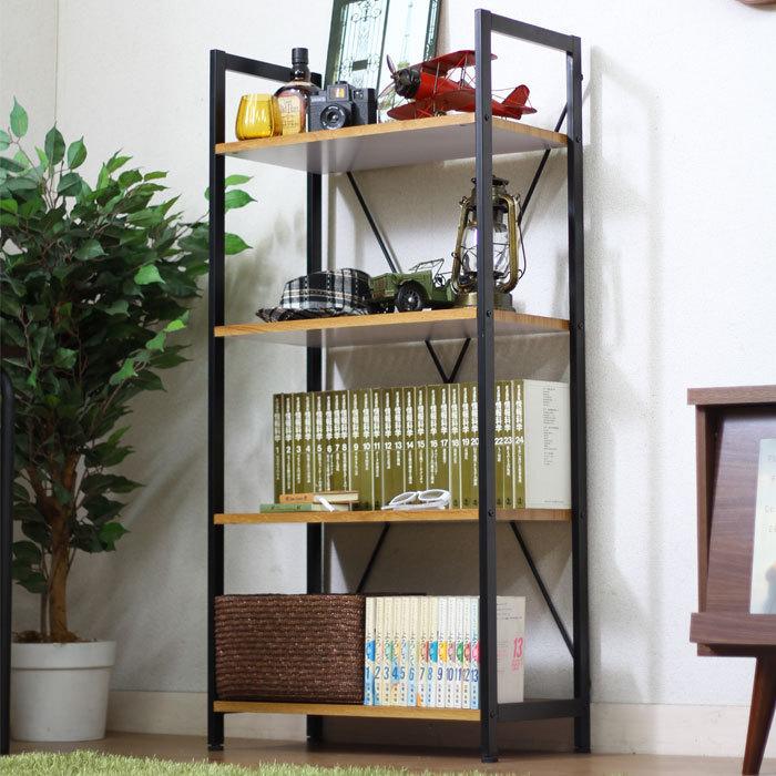 棚・シェルフ・ラック N ニトリ スチールラックSTANDARD 4段(DDGY) スチールシェルフ