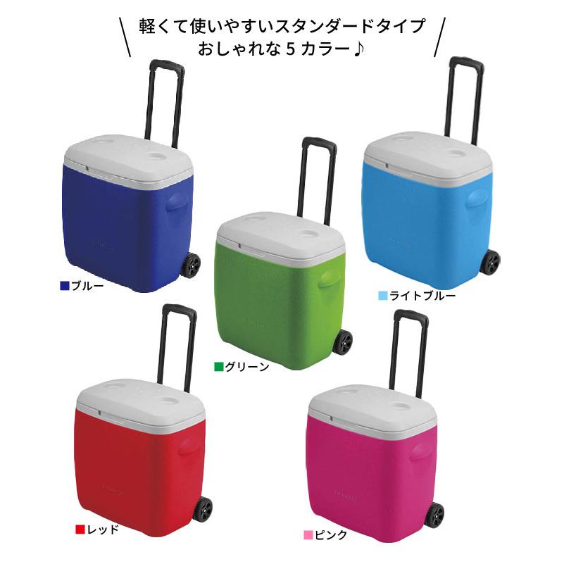 クーラーボックス キャスター付き 28L ブルー 大型 大容量 クーラーボックス キャスター付き 28L ブルー 大型 大容量