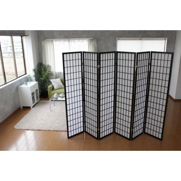 障子風 スクリーン 6連 ハイタイプ 間仕切り 仕切り 衝立