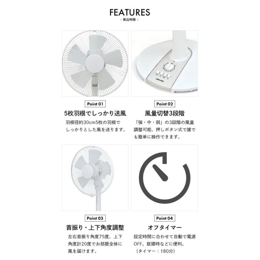 扇風機 　リビング扇風機　 ホワイト　立体首振り Amazon | 【2023新登場&年中活躍】サーキュレーター 扇風機 兼用