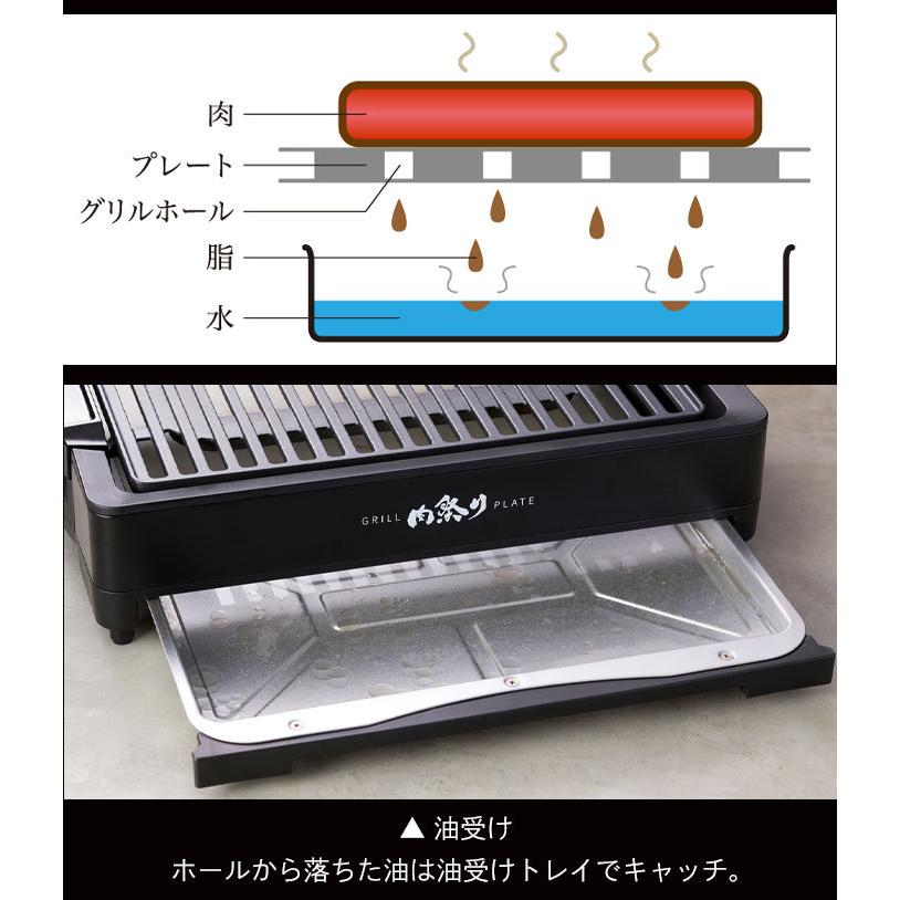 ホットプレート 一人用 焼肉 減煙 洗える 煙が出にくい 1000W