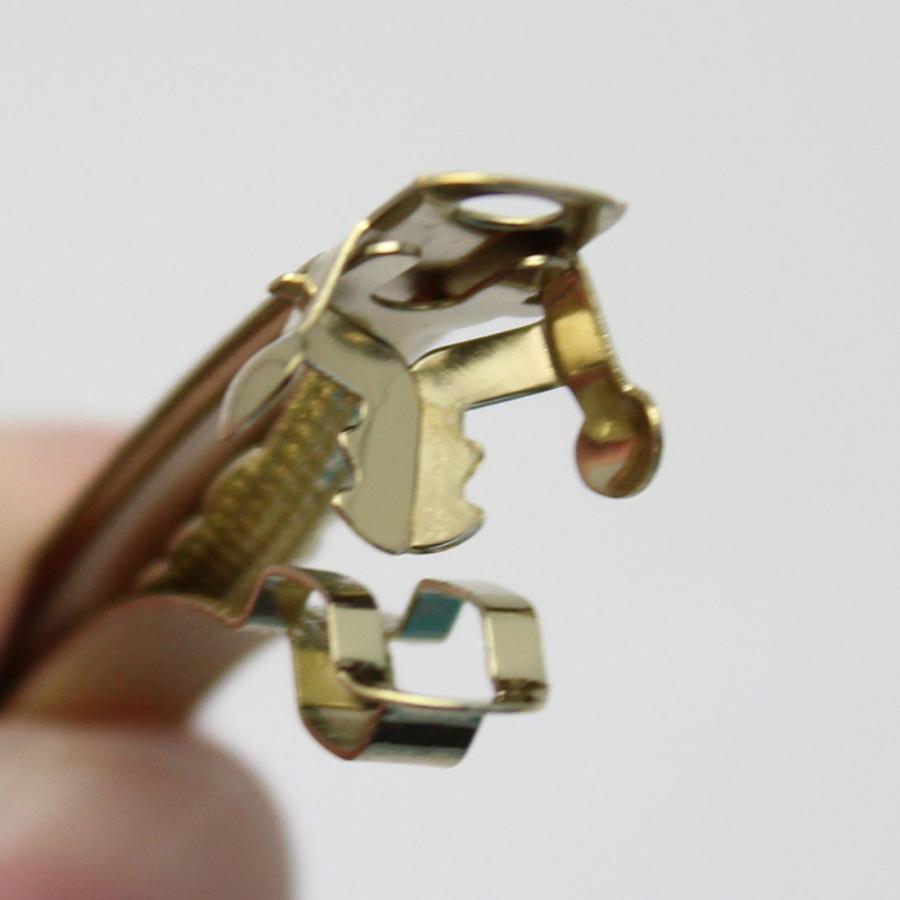 【20個パック】 バレッタ 金具 6cm×6mm シャンパンゴールド 色 sgy-606cg-20p｜zakka-hana87-y｜05