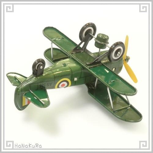 ブリキ ぜんまい おもちゃ 243 大飛行機 [不動品] コレクション 玩具 レトロ｜zakka-hanakura｜03