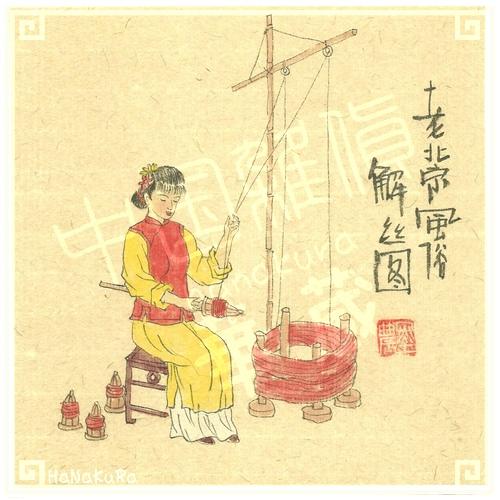 中国 老北京 手描き絵 33 解絲図 絹糸を紡ぐ 18cm レトロ 手書き 昔の風景画 台紙付き 額無し Ezk106c33 中国雑貨 華蔵 通販 Yahoo ショッピング