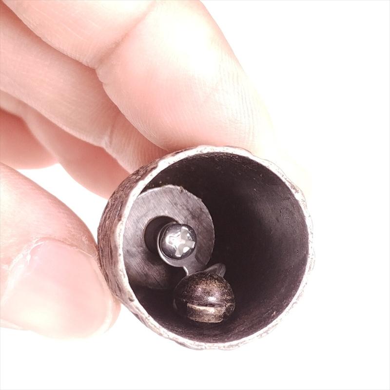 青銅 三環鈴 おまけ付き 鈴 すず 合金製 322 龍鈴 直径約2.3cm 装飾用 1個 : 中国雑貨 華