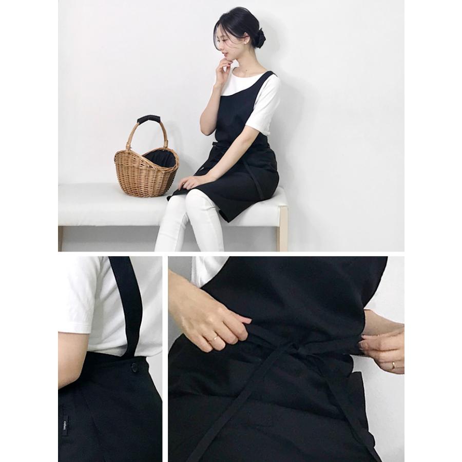 エプロン おしゃれ カフェ ワンショルダー かわいい 黒 サロン エプロン おしゃれ カフェ ワンショルダー かわいい 黒 サロン