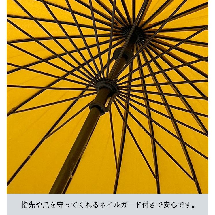 花に舞い傘に舞う（美人画・A2サイズ） 傘 レディース メンズ おしゃれ 長傘 雨傘 24本骨 60cm 大きめ
