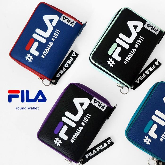 Fila フィラ ハッシュタグ ロゴ 二つ折り ラウンド 財布 合皮 かわいい おしゃれ メール便可 Sa Wallet 0292 雑貨のお店 Happy Bird 通販 Yahoo ショッピング